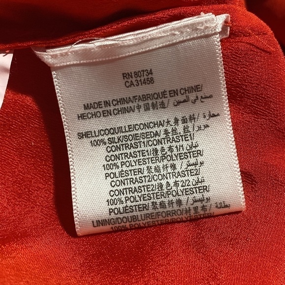 Bcbgmaxazria one shoulder coral passion midi dress 100% silk Size 4 - Picture 12 of 17